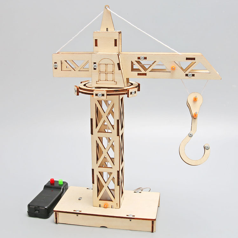 Grúa Torre Eléctrica – Kit STEM de Construcción 3