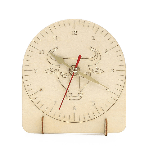 Reloj de Madera Armable – Aprende el Tiempo Paso a Paso