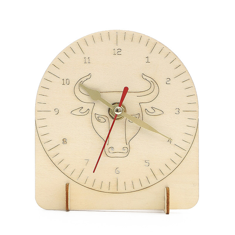 Reloj de Madera Armable – Aprende el Tiempo Paso a Paso 1