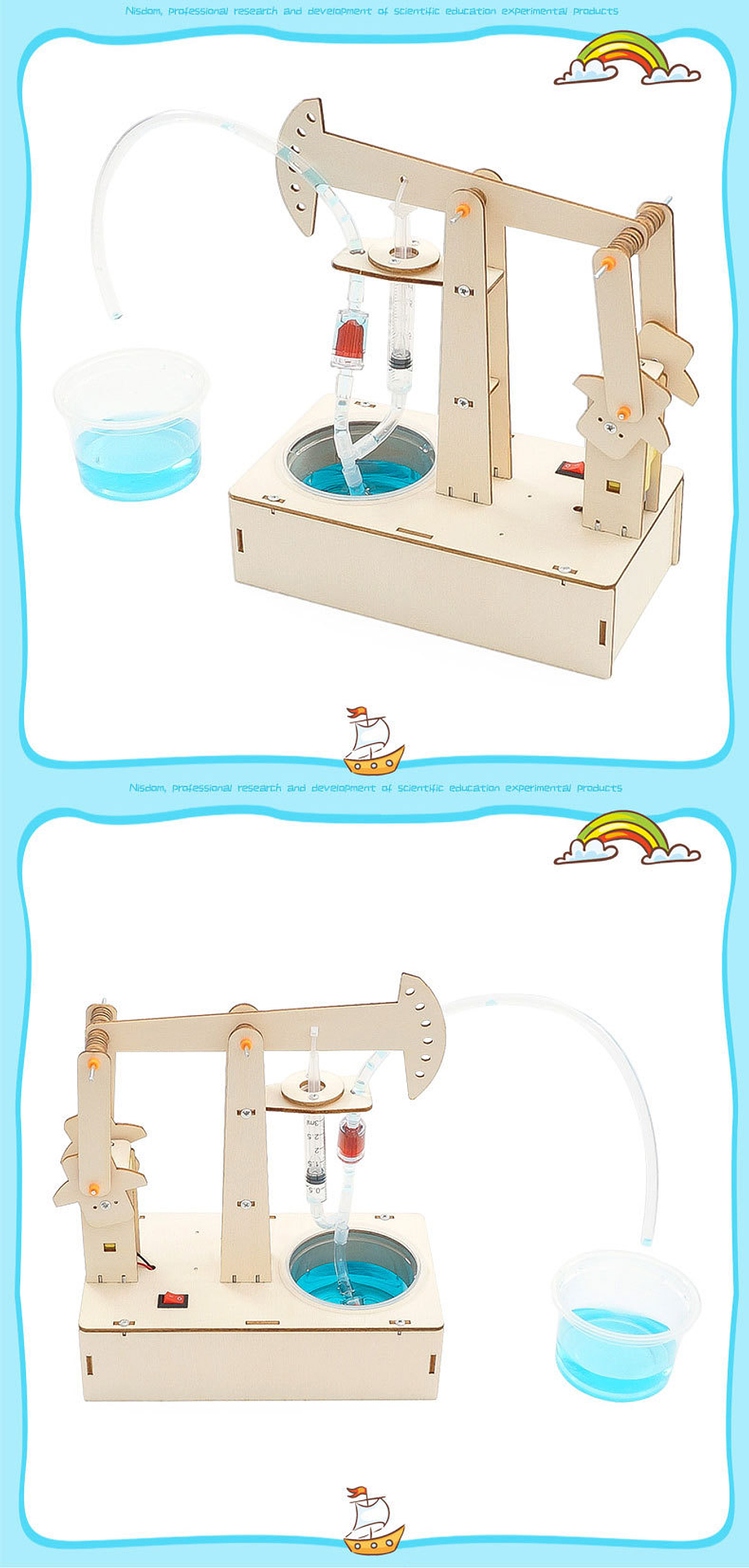 Bomba Hidráulica DIY – Ciencia del Movimiento y los Fluidos 2