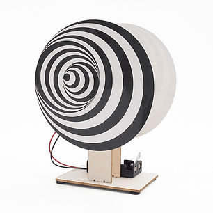 Disco de Ilusión Óptica Giratorio – Kit Científico DIY