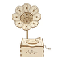 Flor Mecánica Musical de Madera – Kit Armable STEM - Miniatura 1