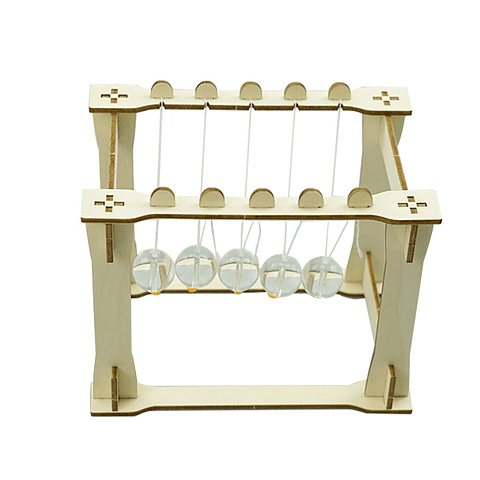 Péndulo de Newton – Kit Científico Armable de Madera