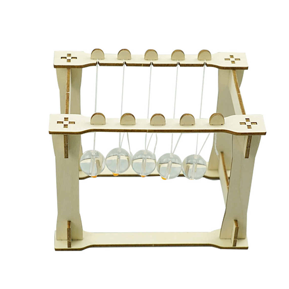 Péndulo de Newton – Kit Científico Armable de Madera 1