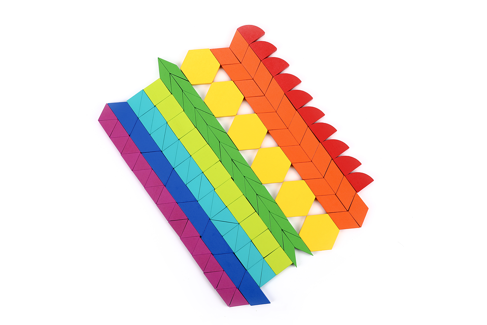 Bloques Tangrama Geométrico Magnético - 250 piezas 6