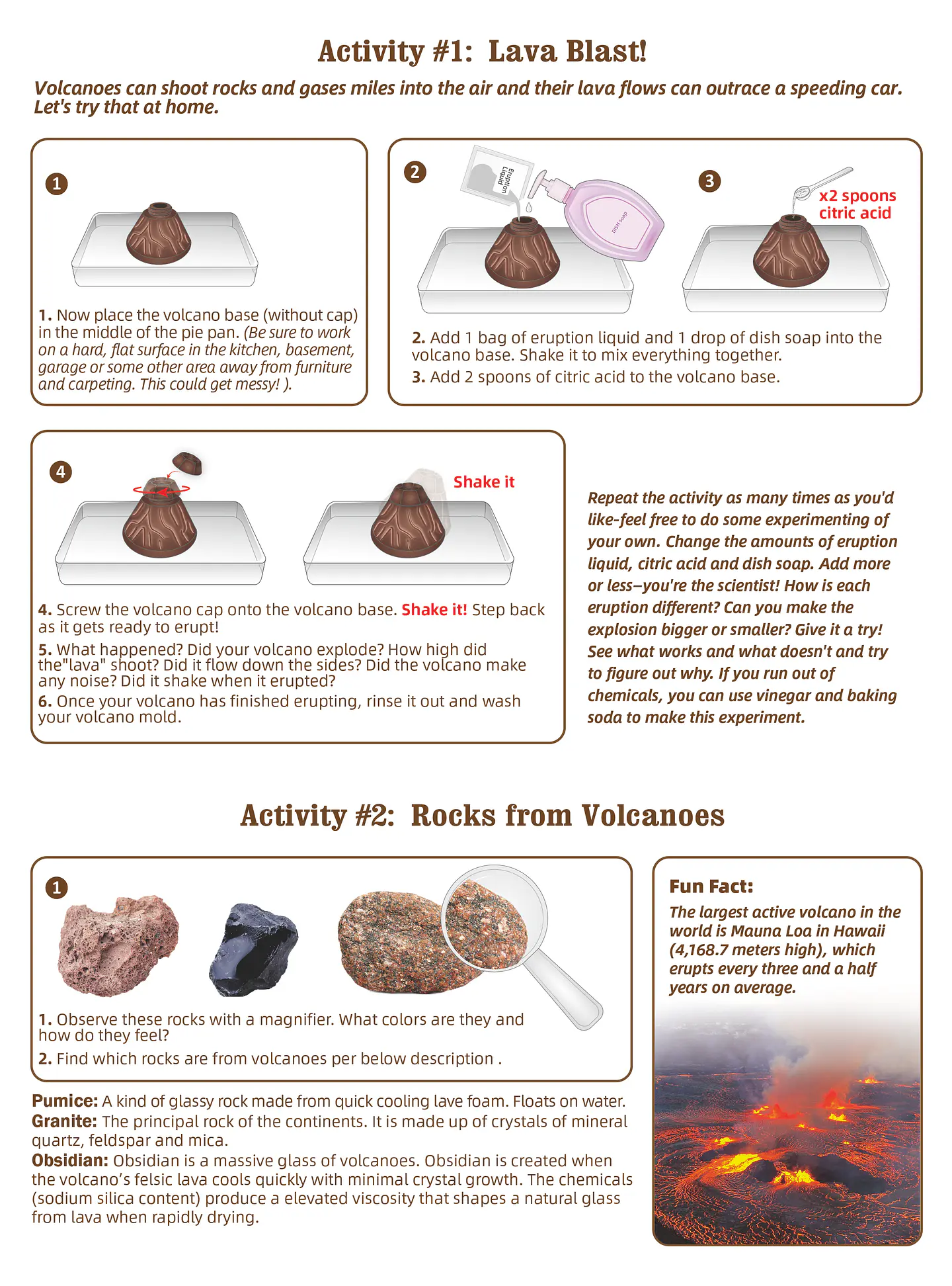 Juego de Ciencias STEAM - Volcán Eruptivo 4