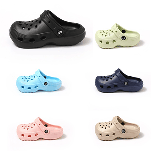 Chalas/Zuecos para Niño CIENCO – EVA Súper Elástico, Liviano y Color Liso