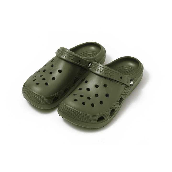 Chalas/Zuecos para Hombre CIENCO – EVA Súper Elástico, Liviano y Color Liso 4