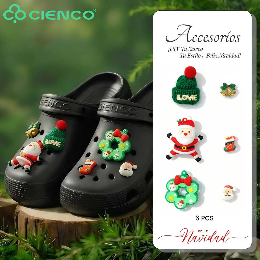 Charms/Accesorios Navidad para Chalas/Zuecos - CIENCO 7