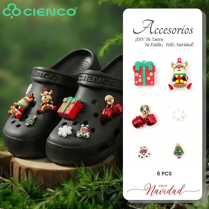 Charms/Accesorios Navidad para Chalas/Zuecos - CIENCO 8