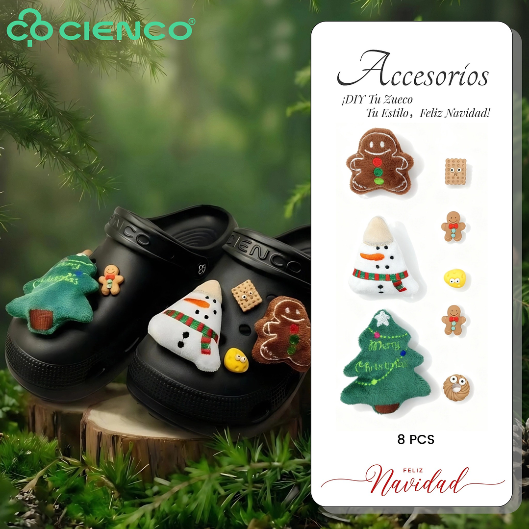 Charms/Accesorios Navidad Peluche para Chalas/Zuecos - CIENCO 4