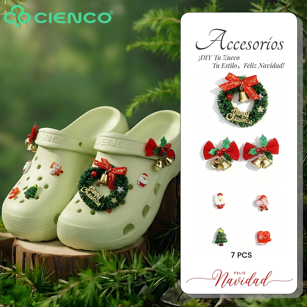 Charms/Accesorios Navidad Peluche para Chalas/Zuecos - CIENCO 6