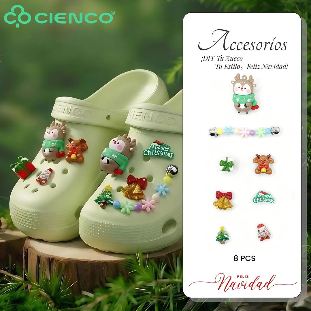 Charms/Accesorios Navidad para Chalas/Zuecos - CIENCO 6
