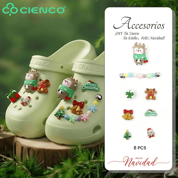 Charms/Accesorios Navidad para Chalas/Zuecos - CIENCO 6