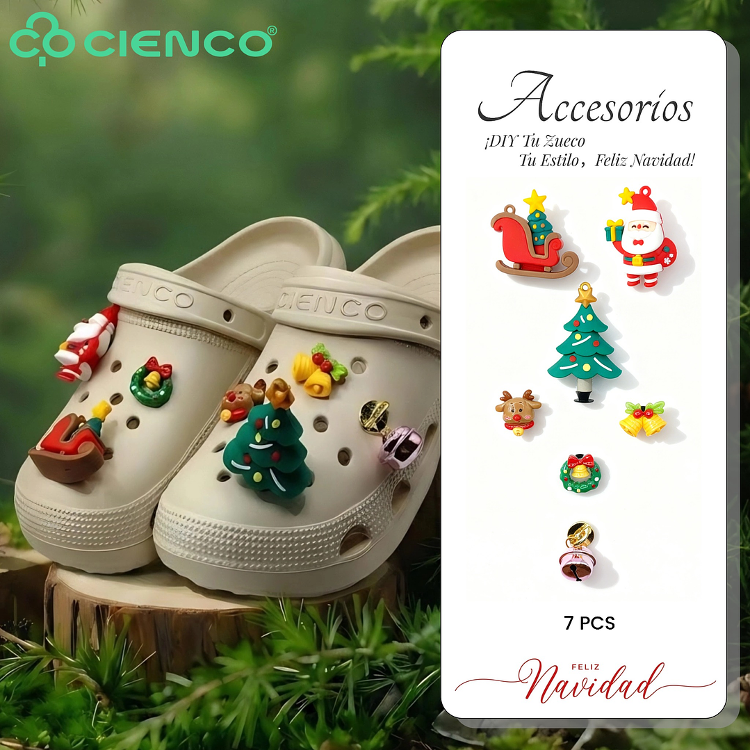 Charms/Accesorios Navidad para Chalas/Zuecos - CIENCO 9