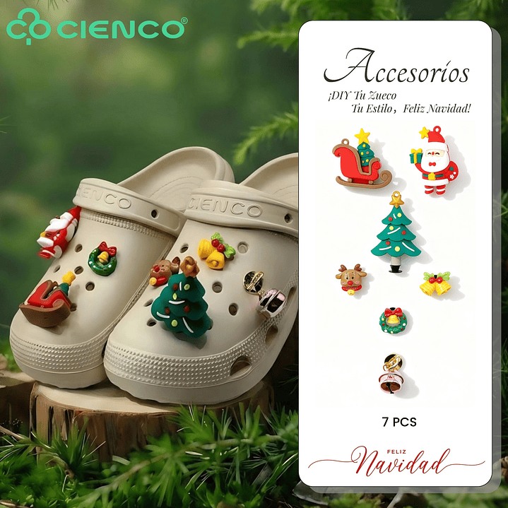 Charms/Accesorios Navidad para Chalas/Zuecos - CIENCO 9