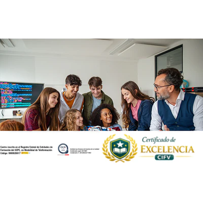 Certificado de Especialización Profesional en  Coordinación de Actividades y Proyectos de Centro - 80h · 100% online