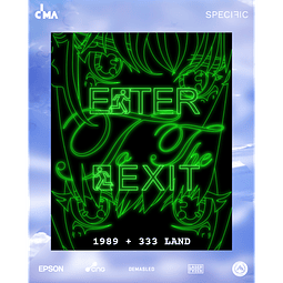 DOMINGO 22 DE MARZO | APERTURA EXPOSICIÓN ENTER TO THE EXIT - 1989 + 333 LAND