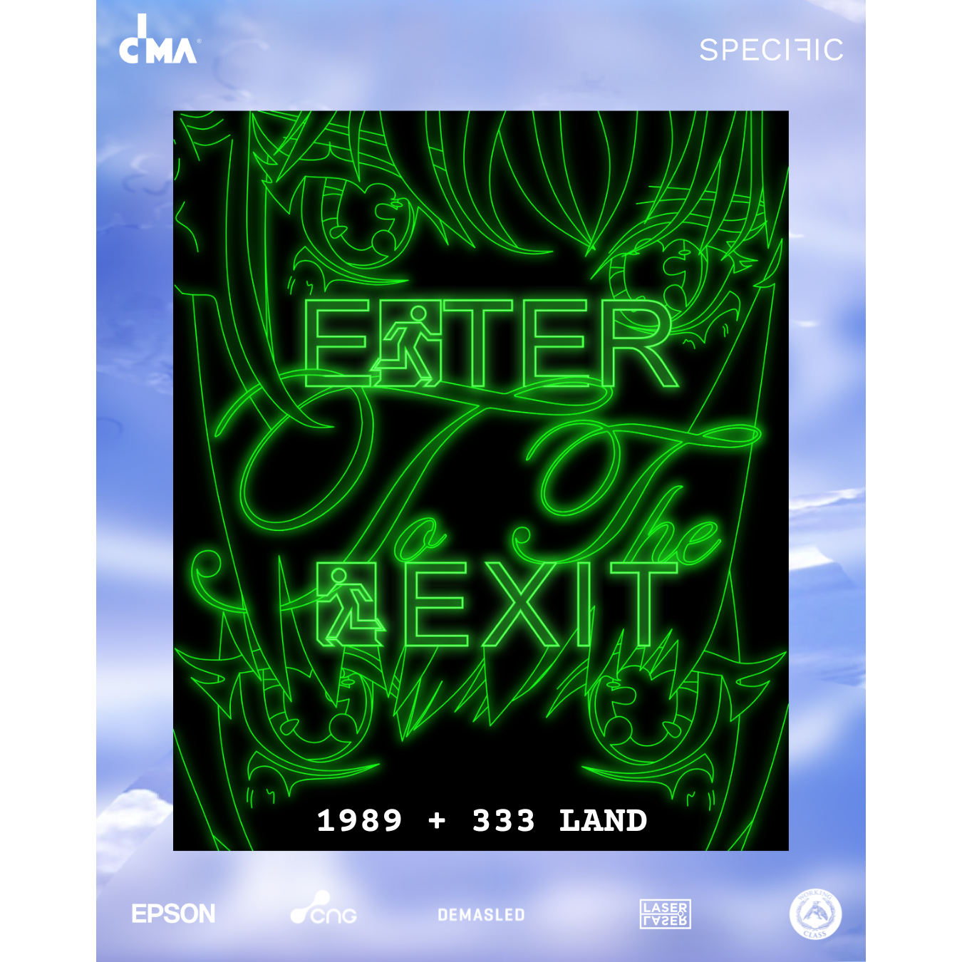 SÁBADO 11 DE ABRIL | APERTURA EXPOSICIÓN ENTER TO THE EXIT - 1989 + 333 LAND