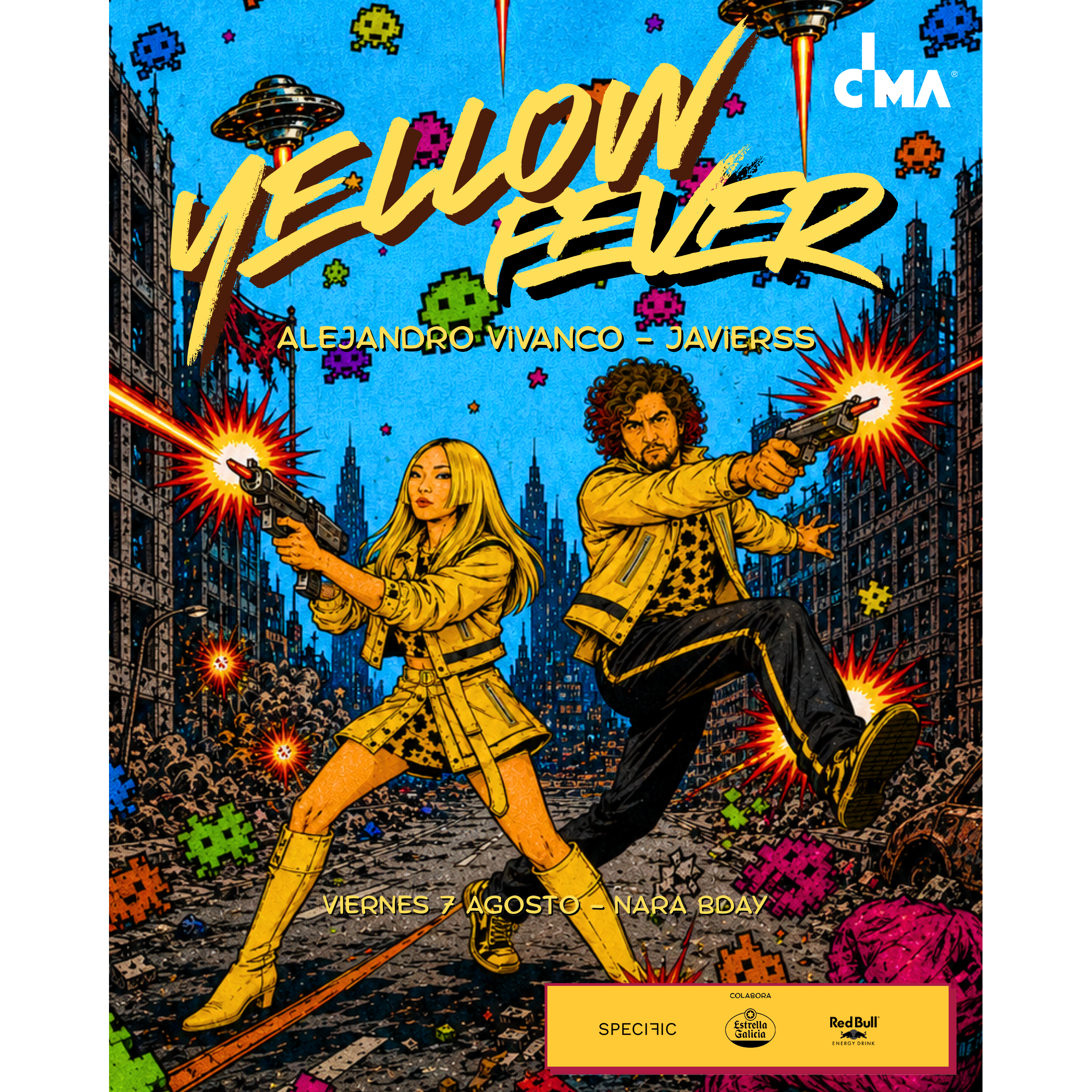 VIERNES 7 DE AGOSTO | YELLOW FEVER