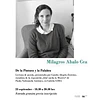 MIÉRCOLES 23 DE SEPTIEMBRE | DE LA PINTURA Y LA PALABRA: LECTURA DE POESÍA DE MILAGROS ABALO CEA  