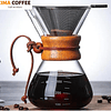 Cafetera Tipo Chemex Con Filtro CIMA COFFEE 400ml