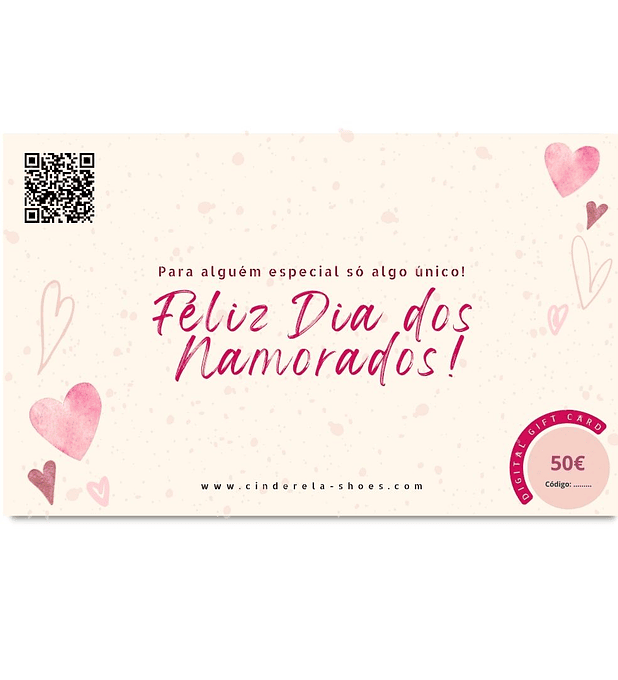 Cartão Presente Digital Dia Namorados