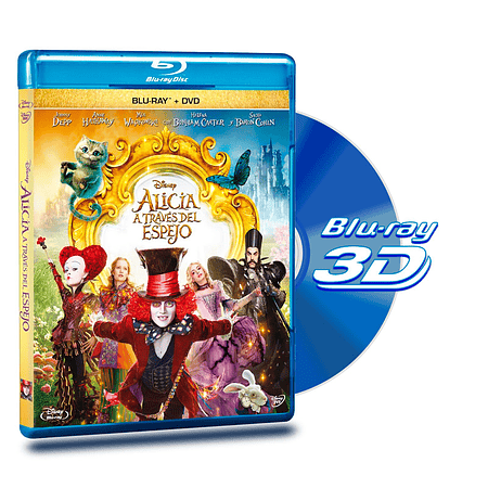 Blu Ray 3D Alicia a Través del Espejo