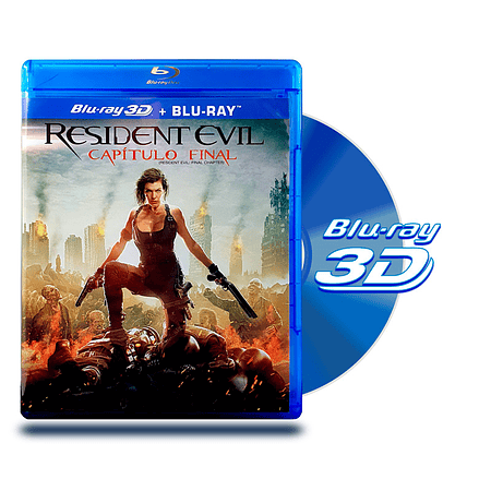 BLU RAY 3D RESIDENT EVIL CAPITULO FINAL