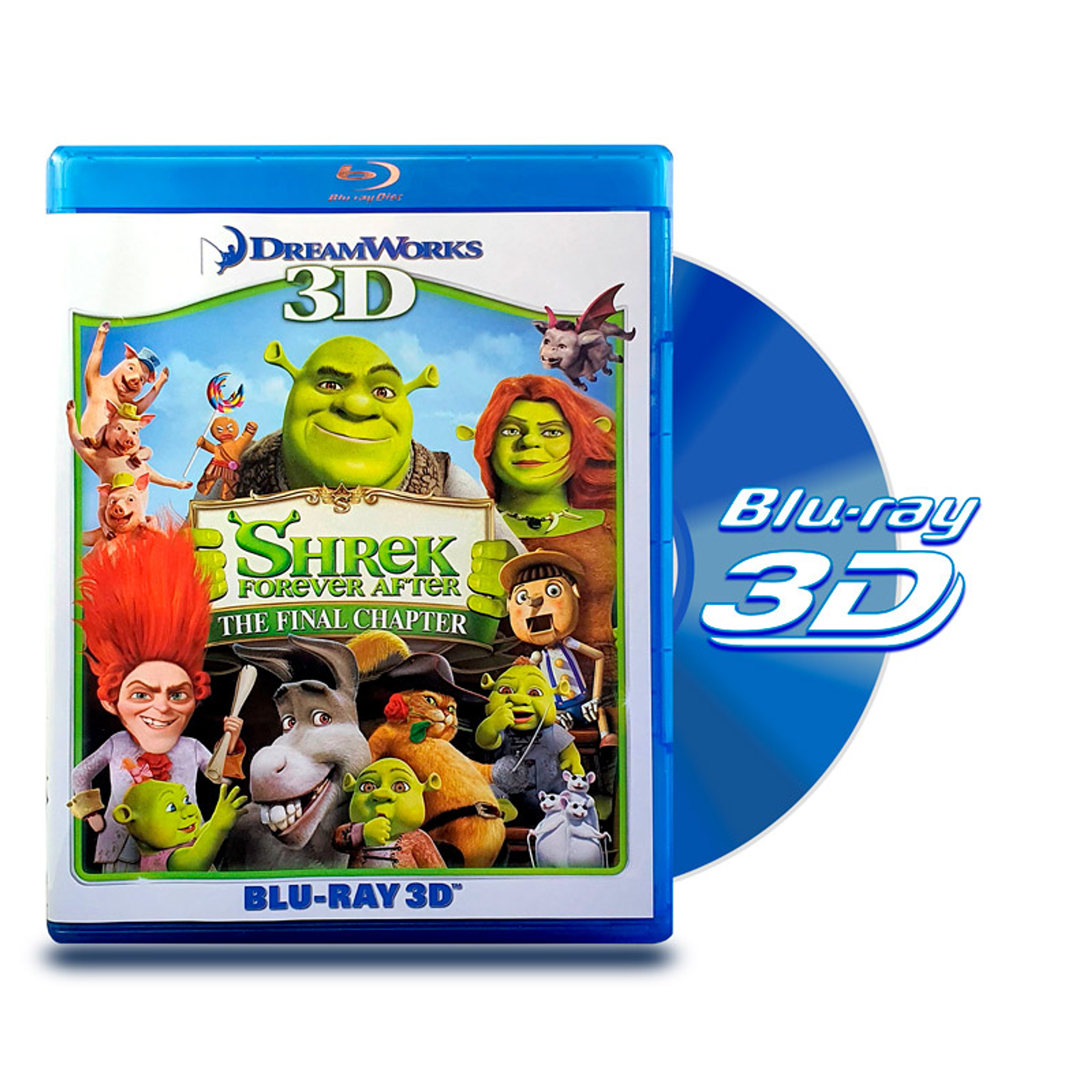 BLU RAY 3D SHREK FOREVER AFTER