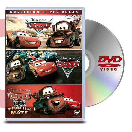 PACK DVD CARS 1 Y 2 + CARS TOON DISPARATES DE MATE