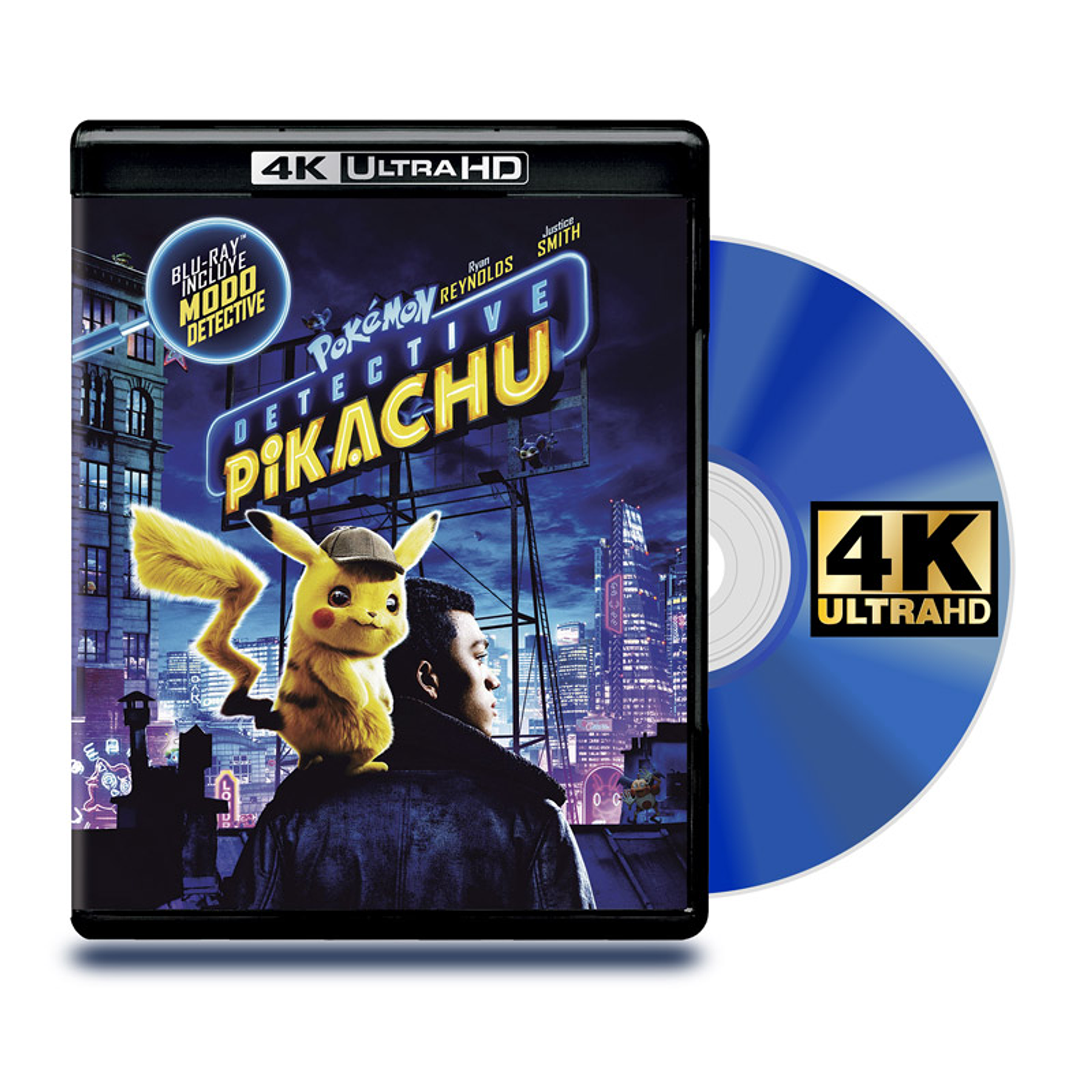 BLU RAY 4K POKÉMON: DETECTIVE PIKACHU