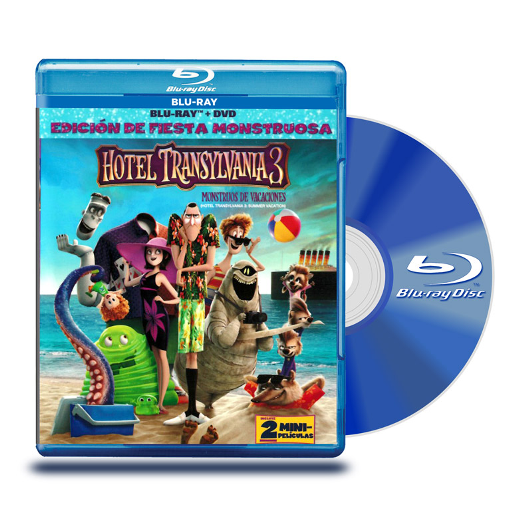 BLU RAY HOTEL TRANSYLVANIA 3 MONSTRUOS DE VACACIONES