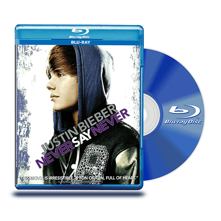BLU RAY JUSTIN BIEBER : NEVER SAY NEVER