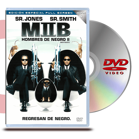 DVD Hombres de Negro 2 duplo