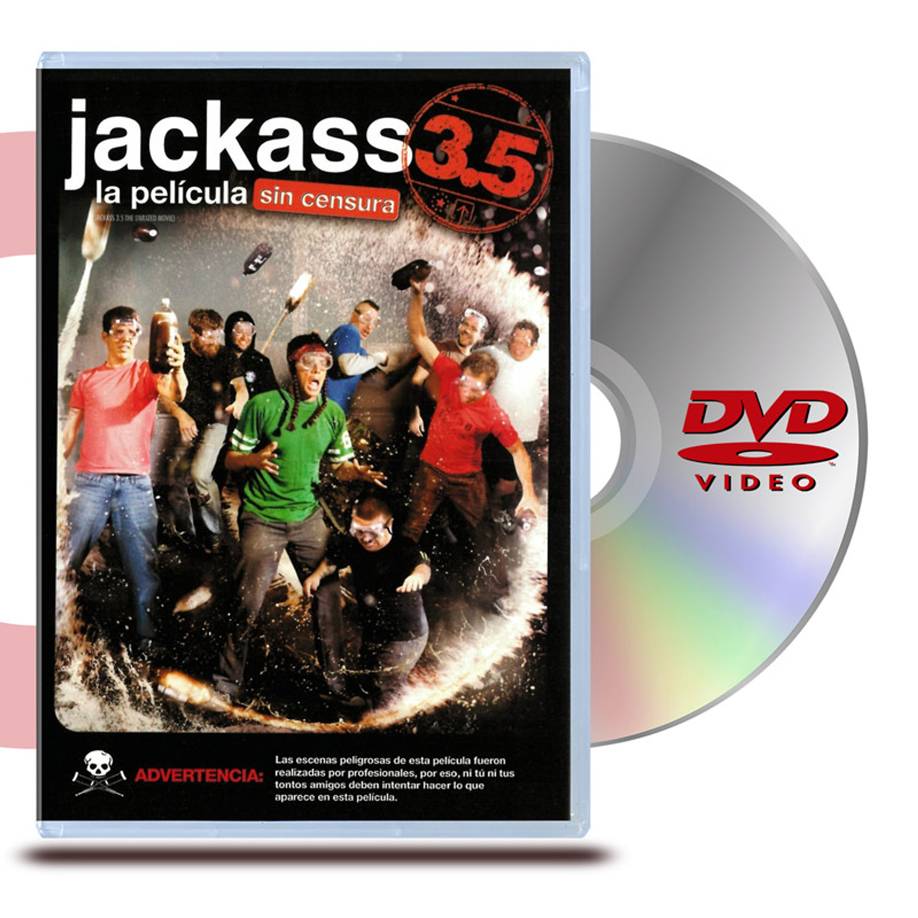 DVD JACKASS 3.5: LA PELÍCULA (SIN CENSURA)