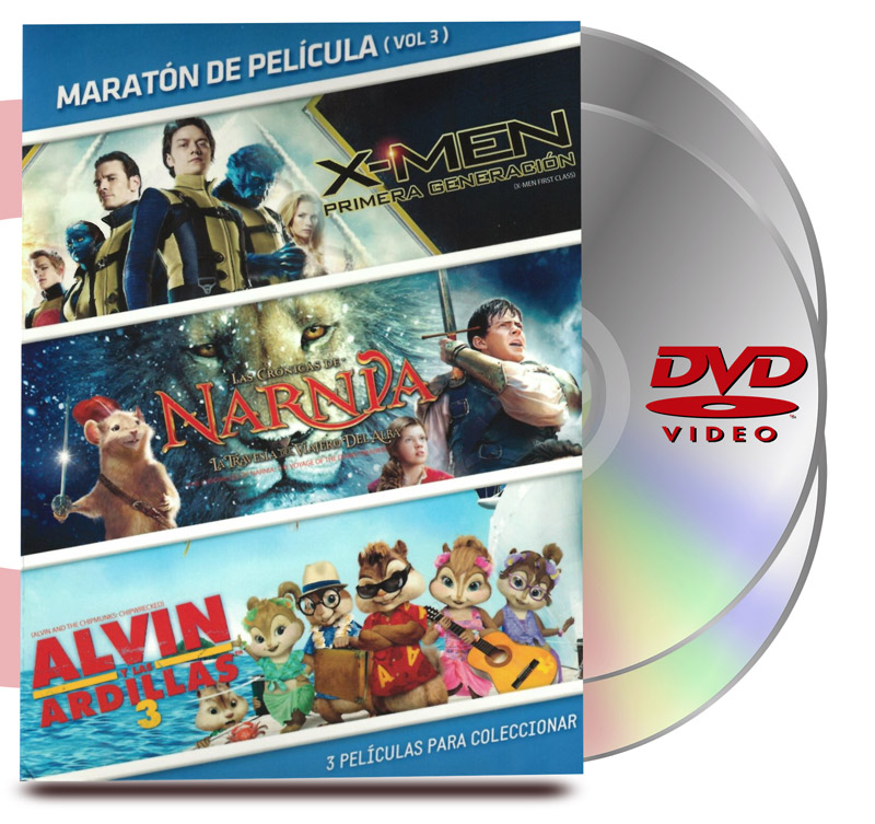 PACK DVD MARATÓN VOL :3 X-MEN 1ERA GENERACIÓN / NARNIA /