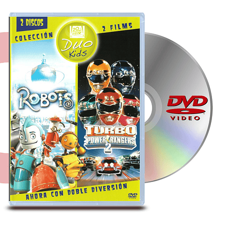 PACK DVD ROBOTS + POWER RANGERS TURBO