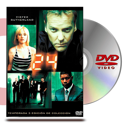 DVD 24 HORAS TEMPORADA 3