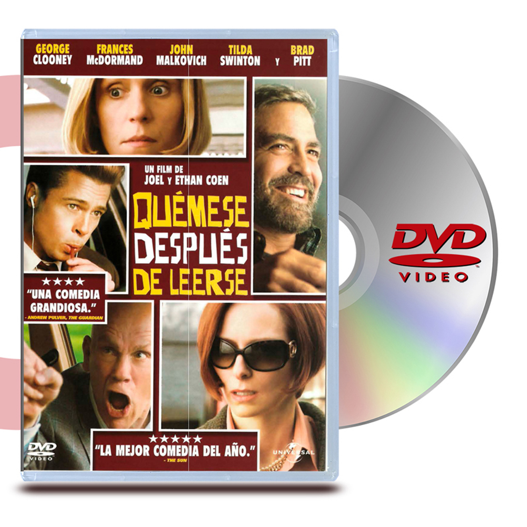 DVD QUEMESE DESPUES DE LEERSE
