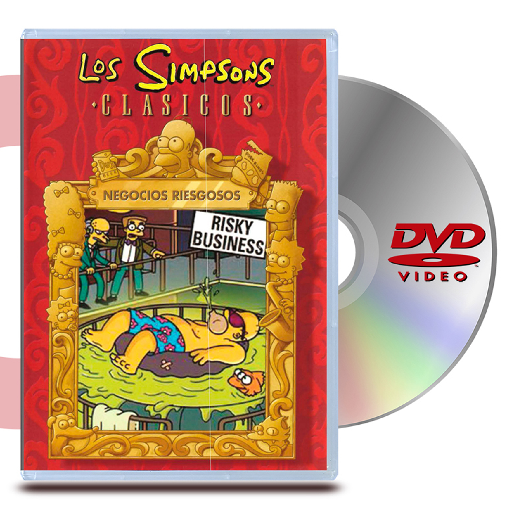 DVD LOS SIMPSONS CLÁSICOS - NEGOCIOS RIESGO