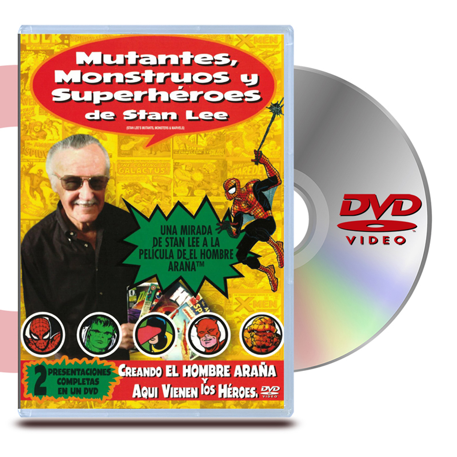 DVD MUTANTES, MONSTRUOS Y SUPERHEROES