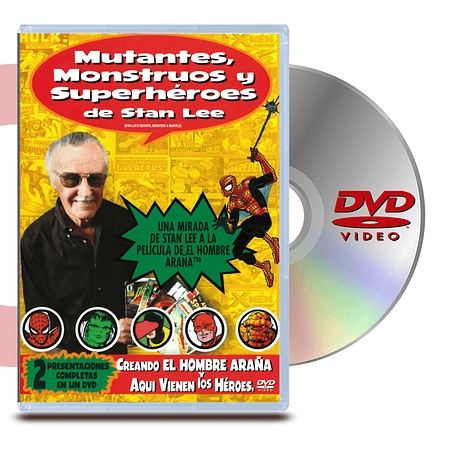 DVD MUTANTES, MONSTRUOS Y SUPERHEROES