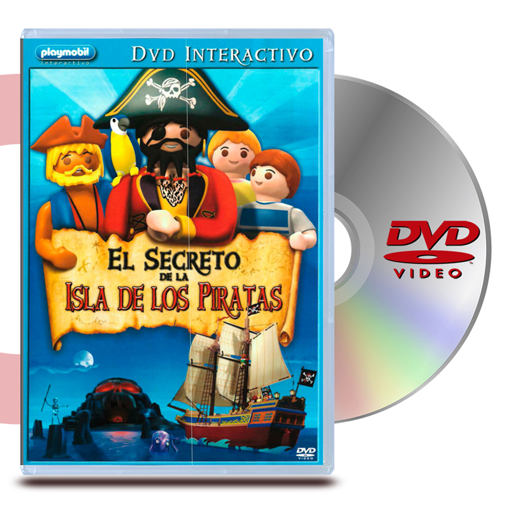 DVD PLAYMOBIL: EL SECRETO DE LA ISLA DE LOS PIRATA