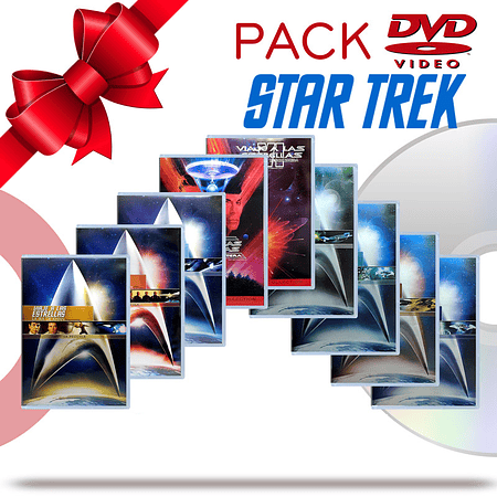 PACK DVD Star Trek 2 al 10 - Viaje a las Estrella
