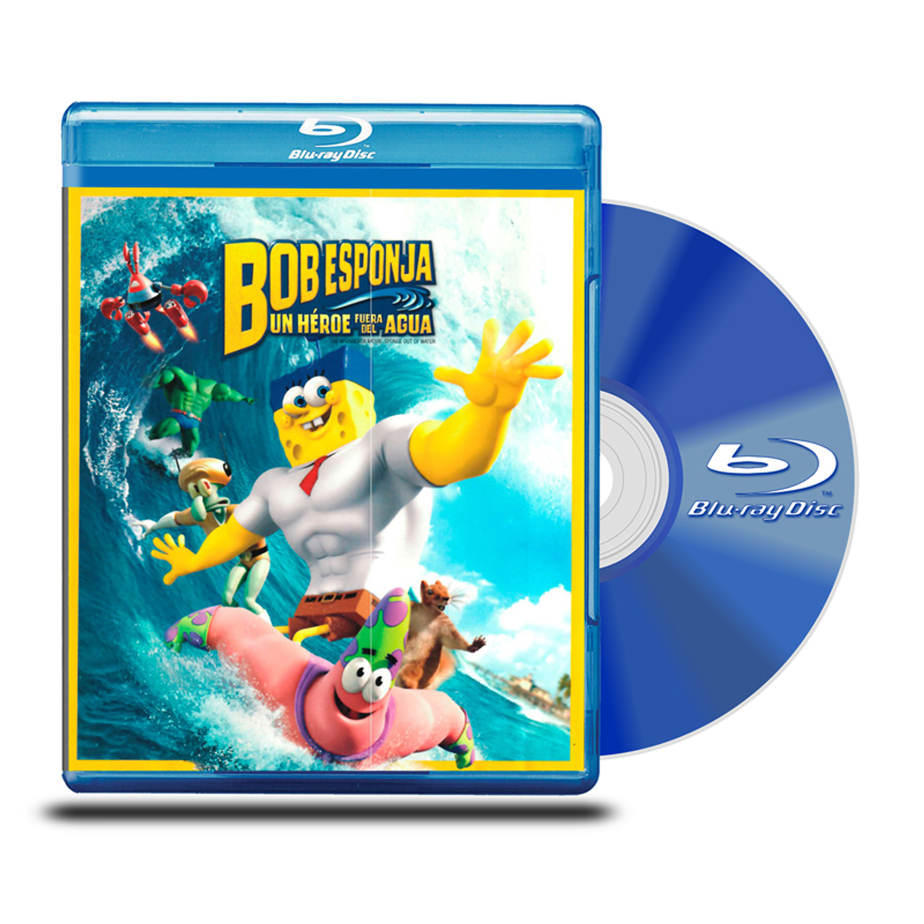 Blu Ray Bob Esponja: Un Héroe fuera del Agua