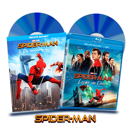 Blu Ray Pack Spider-Man: Regreso a Casa y Lejos de Casa