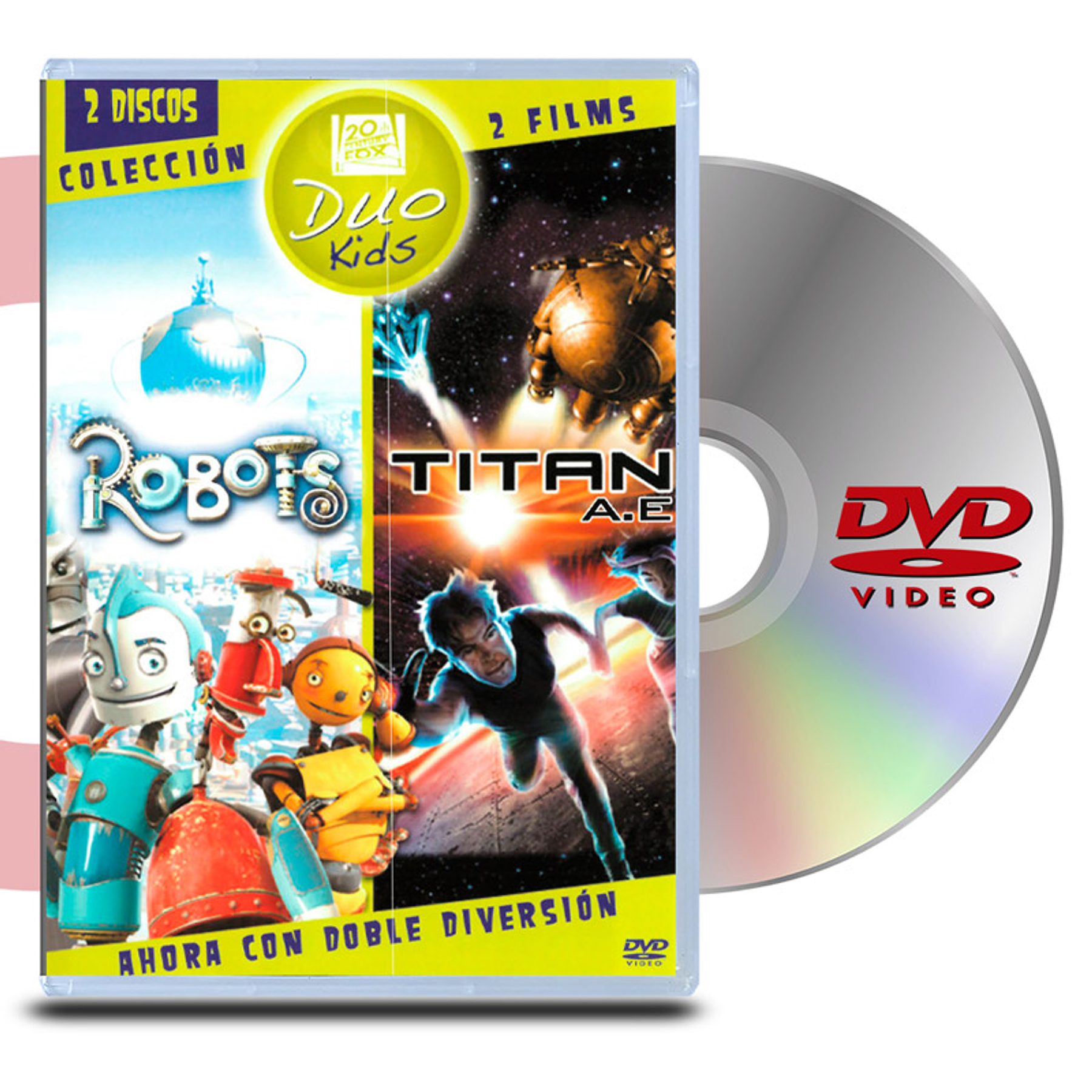 PACK DVD ROBOTS + TITAN AE