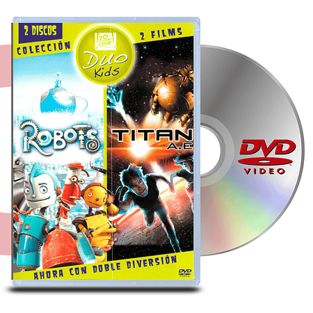 PACK DVD Robots + Titan Ae