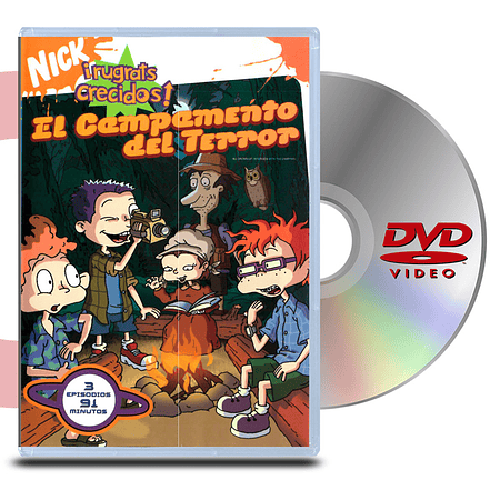 DVD Rugrats Crecidos Campamento de terror